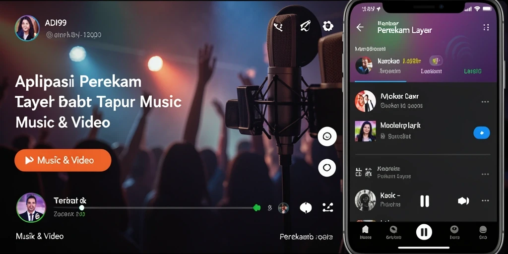 Tampilan antarmuka ADI99 yang user-friendly untuk perekaman layar.