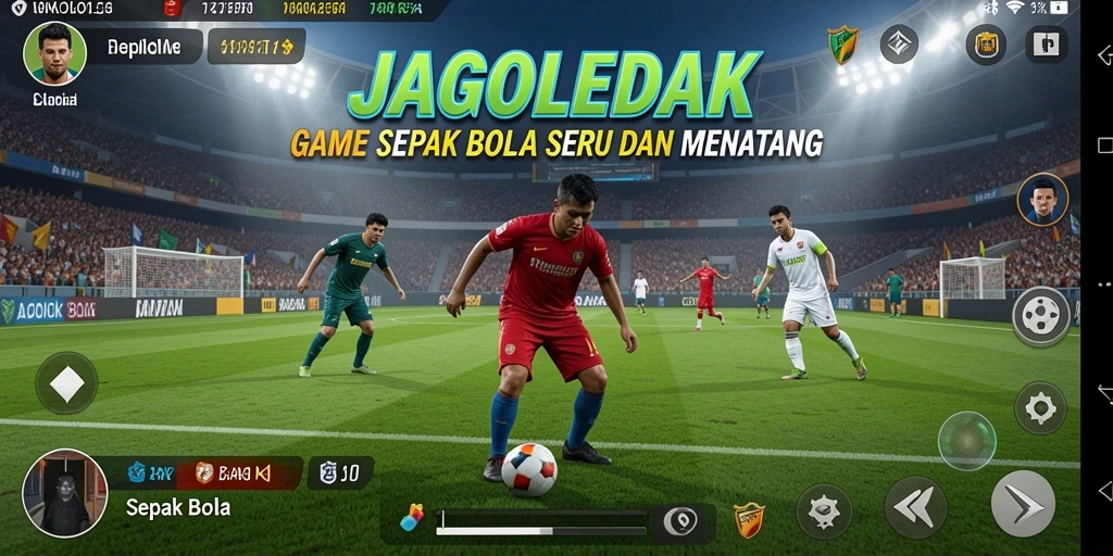 Tampilan antarmuka JAGOLEDAK yang menarik dan interaktif.