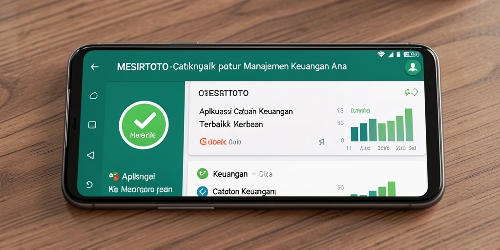 Tampilan antarmuka MESIRTOTO yang sederhana dan fungsional untuk catatan keuangan.