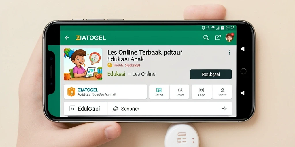 Antarmuka ZIATOGEL yang ramah pengguna untuk pembelajaran efektif.